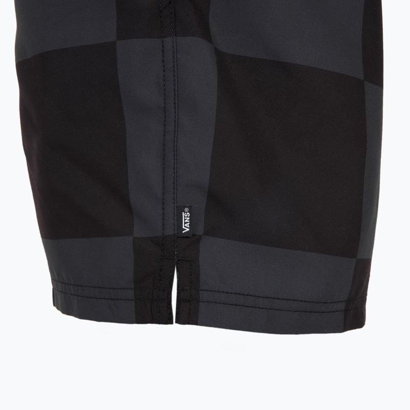Herren Vans Primary Checkerboard Elastic Boardshort schwarz/asphalt 3