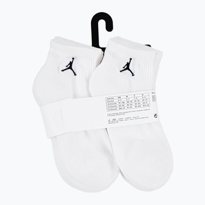 Socken Nike Jordan Everyday Essentials 6 pack white 4