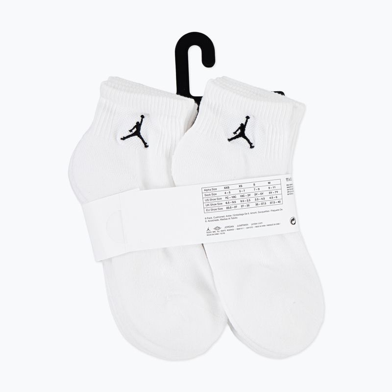 Socken Jordan JHN Eeryday Essentials 6 Paar weiß 4
