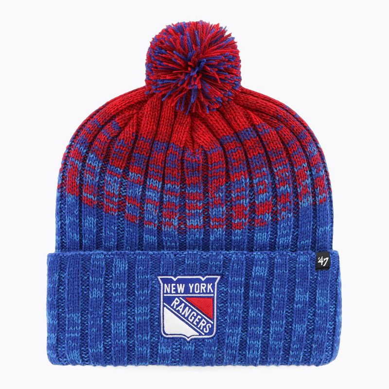 Wintermütze 47 Brand NHL New York Rangers Cascade royal