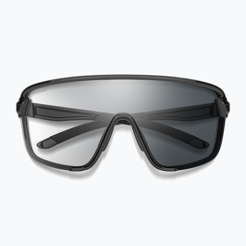 Smith Bobcat mattschwarze/photochromatische Sonnenbrille klar bis grau/klar 2