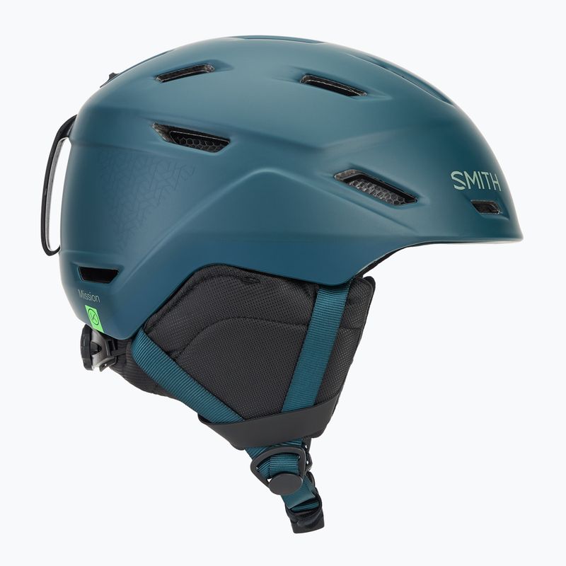 Smith Mission matte pacific geo Skihelm 4