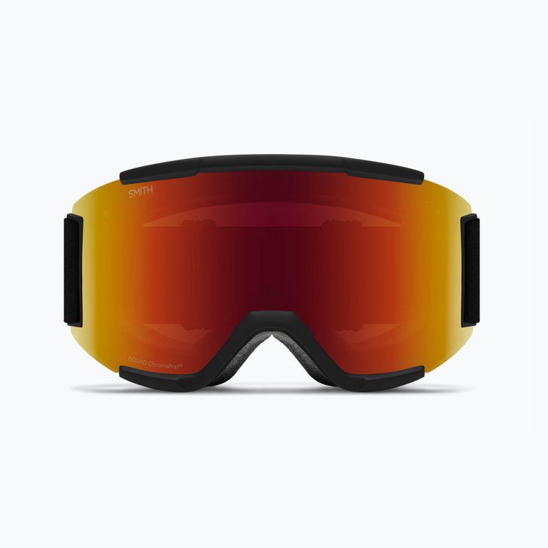Skibrille Smith Squad black/chromapop pro photochromic red mirror 2