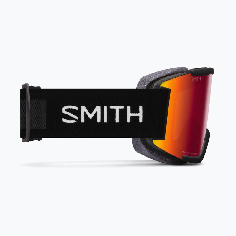 Skibrille Smith Squad black/chromapop pro photochromic red mirror 3