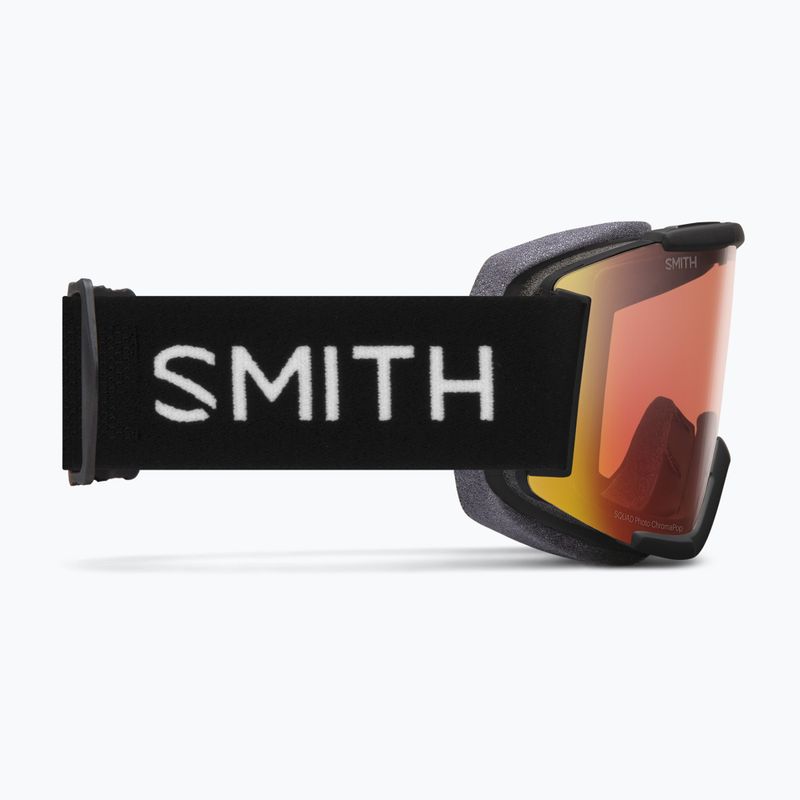 Skibrille Smith Squad black/chromapop pro photochromic red mirror 7