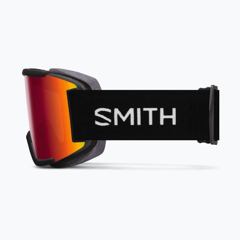 Skibrille Smith Squad black/chromapop pro photochromic red mirror 4