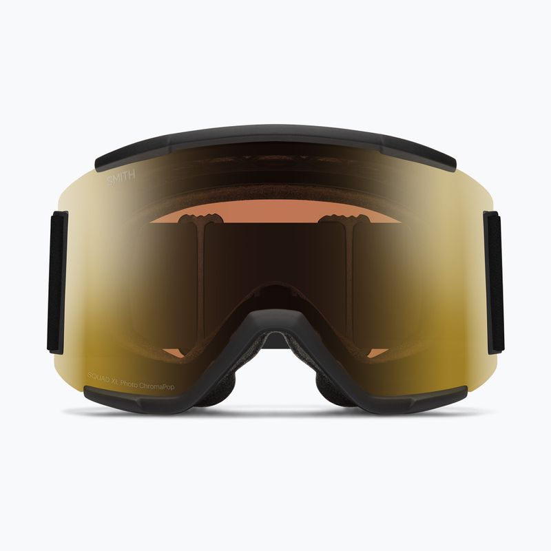 Skibrille Smith Squad XL black/chromapop pro photochromic gold mirror 2