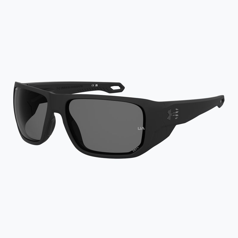 Herren Under Armour Attack MD S3 mattschwarz/grau polarisierte oleophobe Sonnenbrille 2