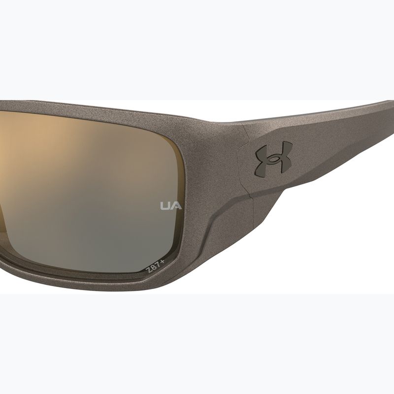 Herren Under Armour Attack MD S3 brwn metlzed/gold mirror oleophobic Sonnenbrille 7