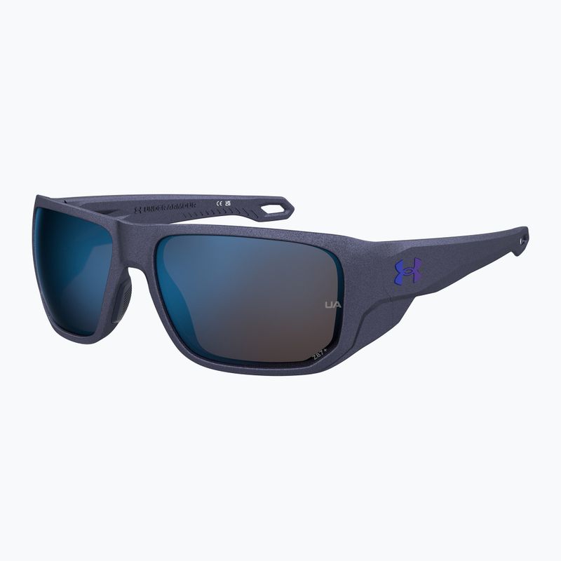 Herren Under Armour Attack MD S3 blau metallisiert/blaue mehrschichtige oleophobe Sonnenbrille 2