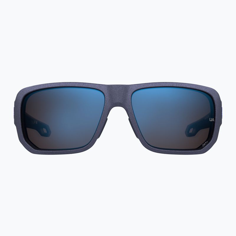 Herren Under Armour Attack MD S3 blau metallisiert/blaue mehrschichtige oleophobe Sonnenbrille 3