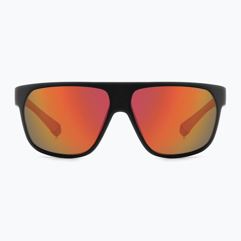 Polaroid Herren PLD 7053/S mattschwarz rot/rot mehrschichtige polarisierte Sonnenbrille 3