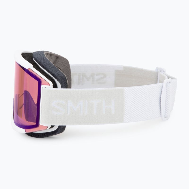 Skibrille Smith Squad white vapor/chromapop pro photochromic blue mirror 4