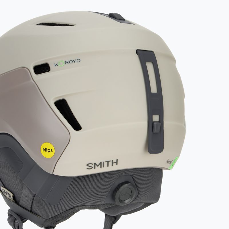 Skihelm Smith Accel MIPS matte chalk 8