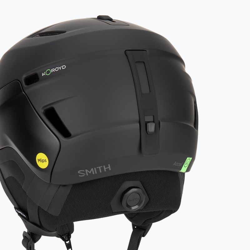 Skihelm Smith Accel MIPS matte black 9