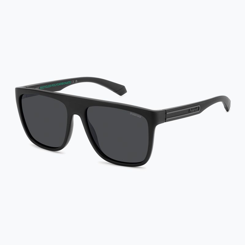Polaroid PLD 2162/S mattschwarz/grau polarisierte Herren-Sonnenbrille 2