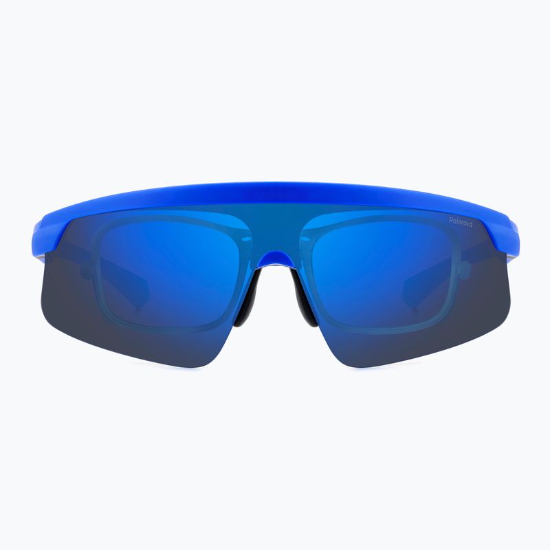 Polaroid PLD 7056/CI/S matt blau/blauer Spiegel polarisierte Herren-Sonnenbrille 3