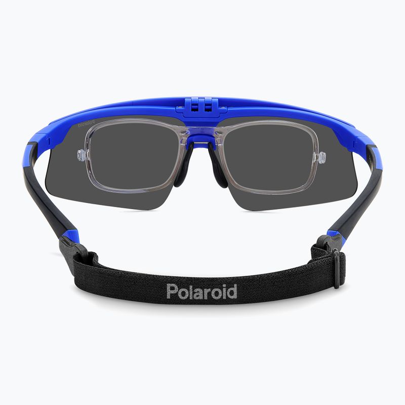 Polaroid PLD 7056/CI/S matt blau/blauer Spiegel polarisierte Herren-Sonnenbrille 4