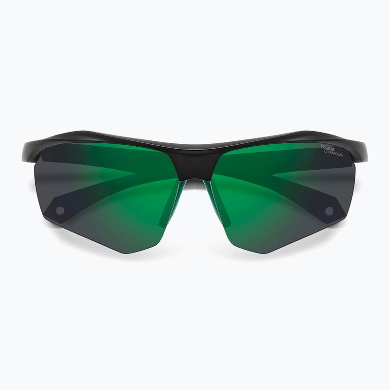 Polaroid PLD 7055/S mattschwarz grün/grün spiegelpolarisiert hc Herren-Sonnenbrille 4