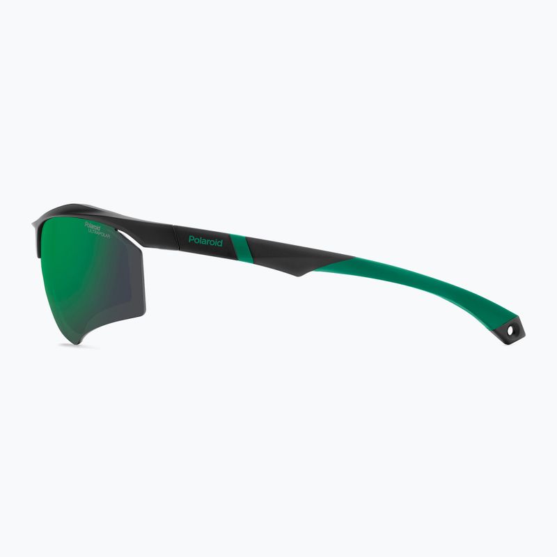 Polaroid PLD 7055/S mattschwarz grün/grün spiegelpolarisiert hc Herren-Sonnenbrille 6