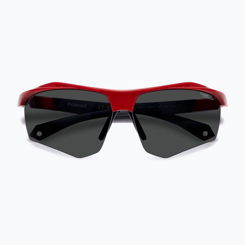 Sonnenbrille Polaroid PLD 7055/S red/grey polarized high contrast 4