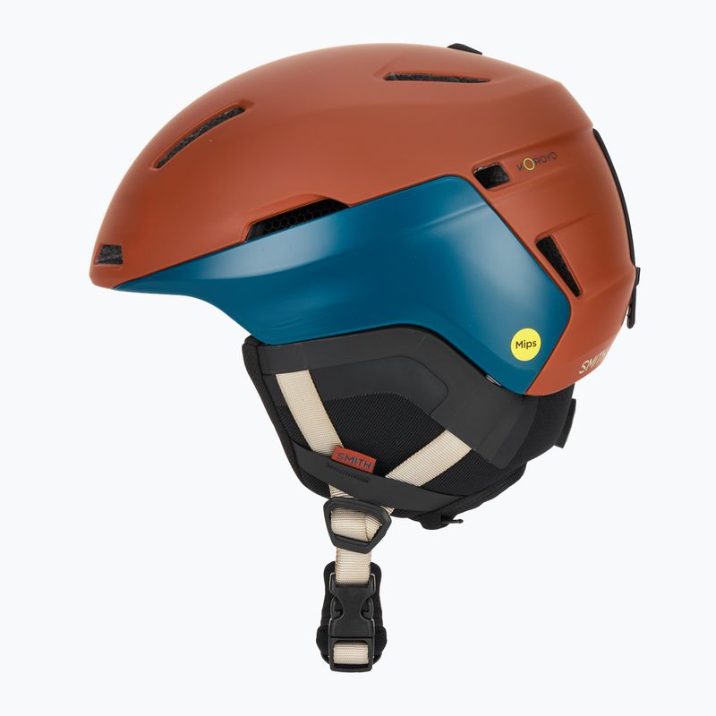 Skihelm Smith Accel MIPS matte rust steel 3