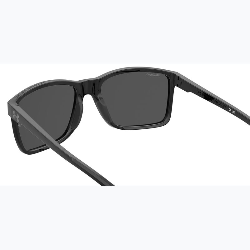 Under Armour Hustle XL S3 schwarz/grau polarisierte Sonnenbrille 6