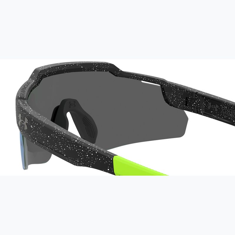 Unter Armour Levelup Jr S3 Muster schwarz weiß/grün mehrschichtige Kindersonnenbrille 6