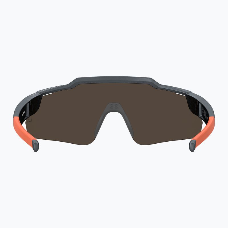 Under Armour Levelup Jr S3 metallisierte grau/goldene Spiegel-Sonnenbrille für Kinder 4