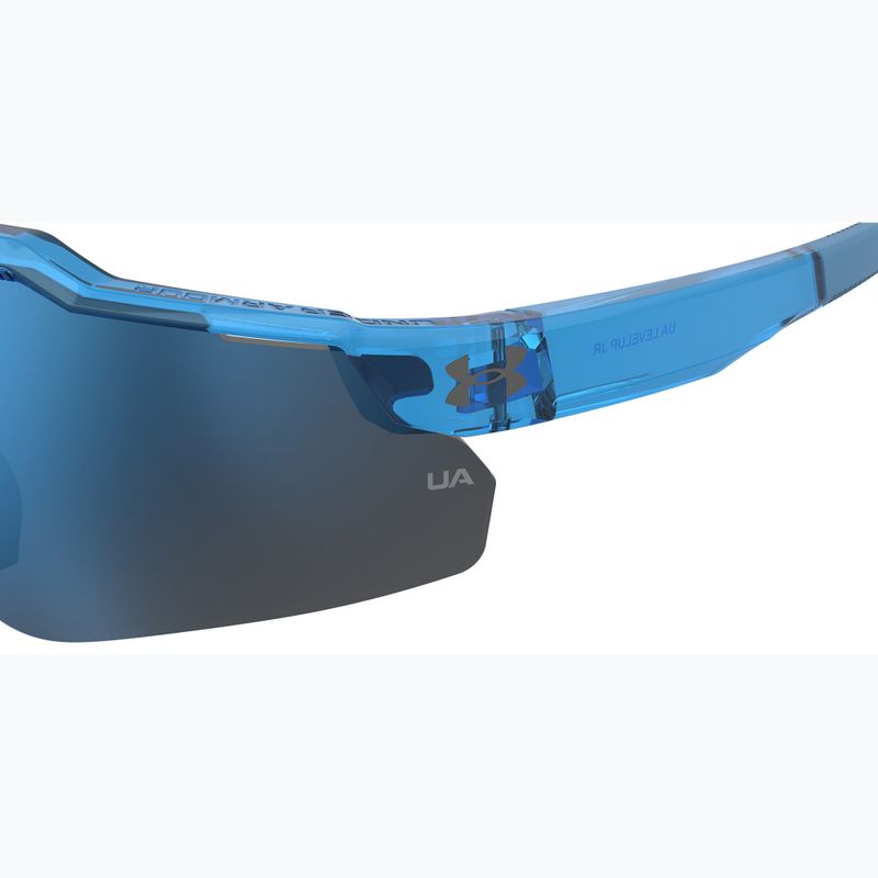 Unter Armour Levelup Jr S3 kristallblau/blaue Mehrschicht-Sonnenbrille für Kinder 7