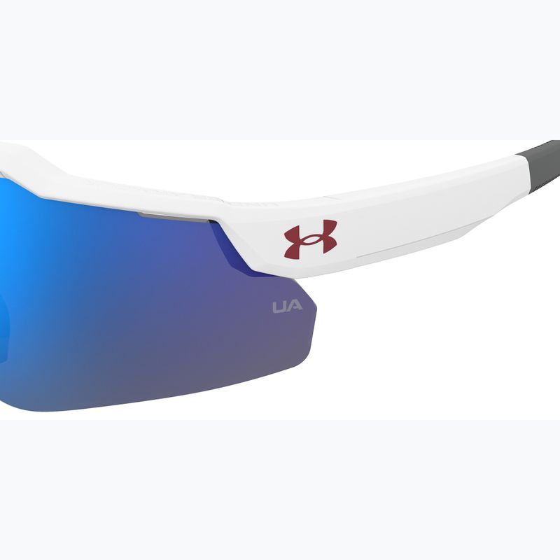 Under Armour Levelup Jr S3 matt weiß blau/blau Multilayer-Sonnenbrille für Kinder 7