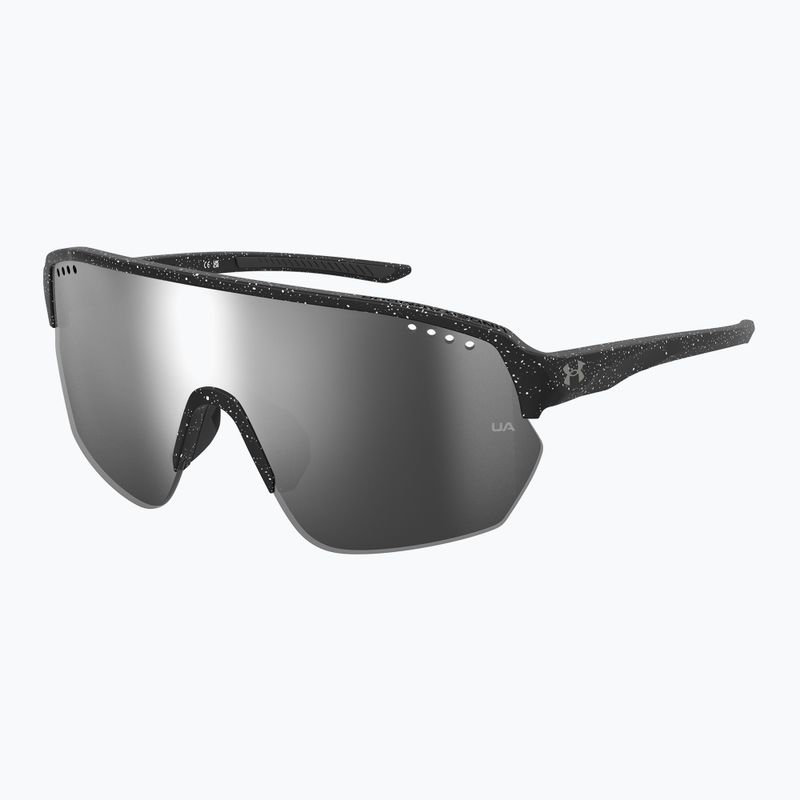 Under Armour Gamedat II/G S3 Muster schwarz-weiß/silberne Spiegel-Sonnenbrille 2