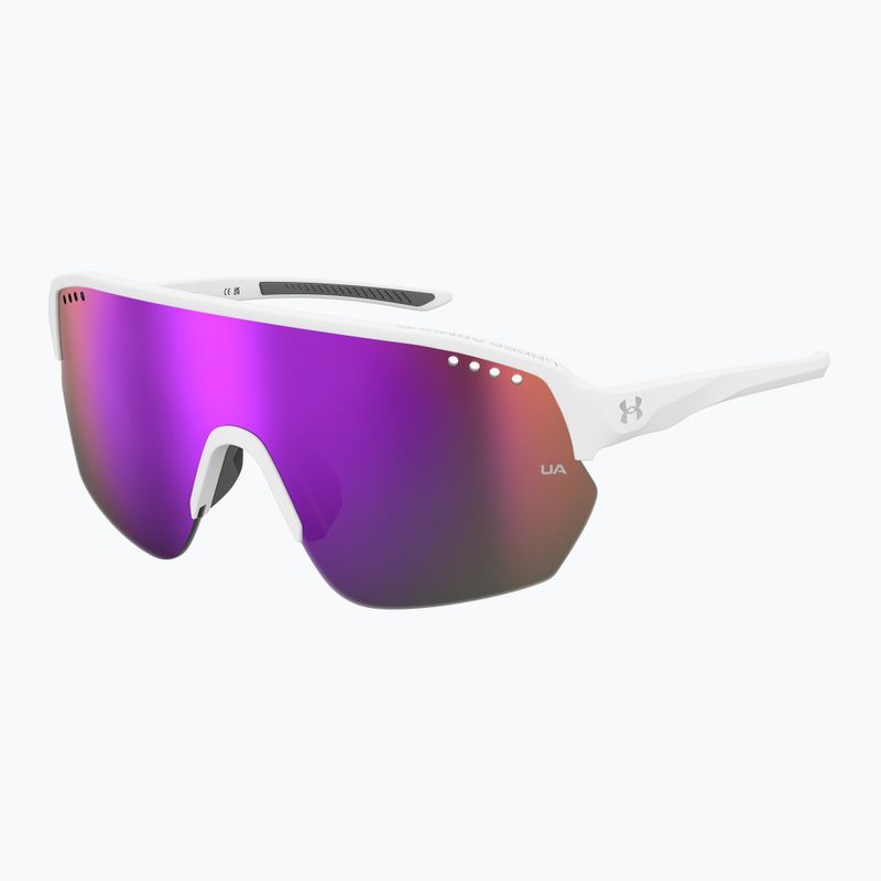 Under Armour Gamedat II/G S3 matt weiß/rosa Spiegel Sonnenbrille 2