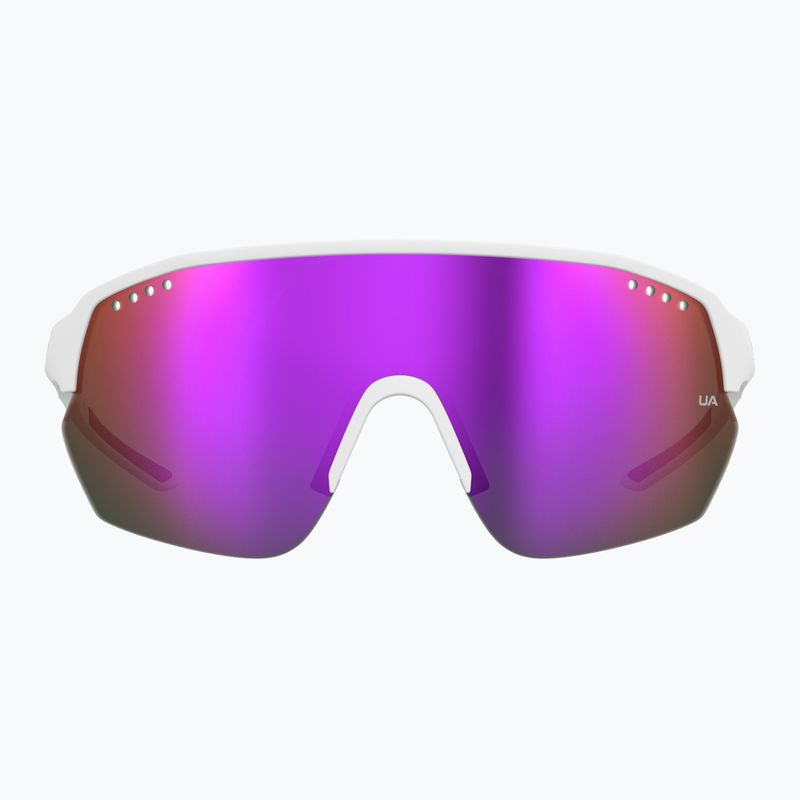 Under Armour Gamedat II/G S3 matt weiß/rosa Spiegel Sonnenbrille 3