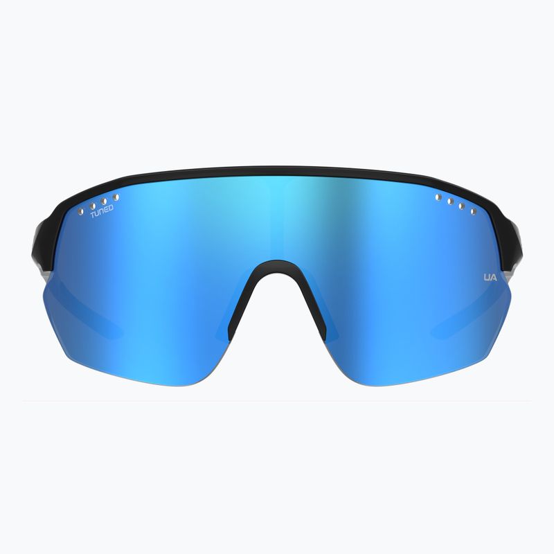 Unter Armour Gamedat II/G S3 schwarz blau/blau mehrschichtige oleophobe Sonnenbrille 3