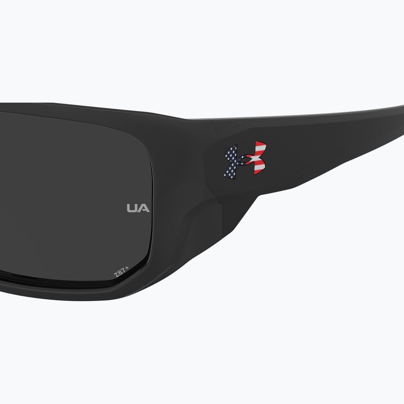 Under Armour Attack 2 schwarz multicolor/grau polarisierte oleophobe Herren-Sonnenbrille 7
