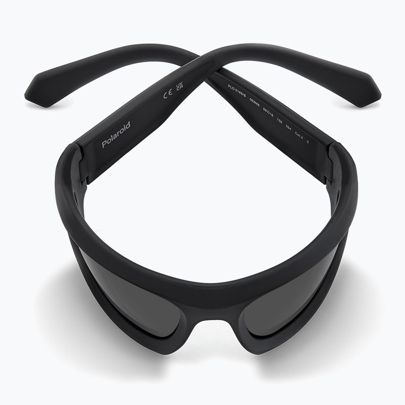 Polaroid PLD 2165/S mattschwarz/grau polarisierte Sonnenbrille 8