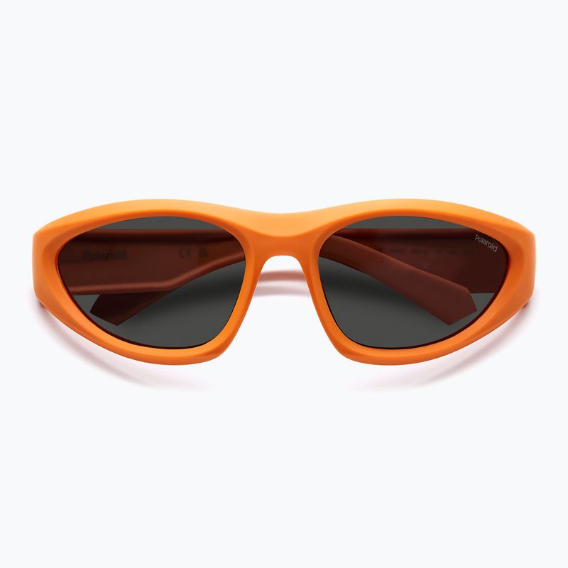 Polaroid PLD 2165/S matte orange/graue polarisierte Sonnenbrille 4
