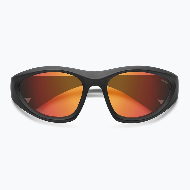 Polaroid PLD 2165/S mattschwarze rot/rote mehrschichtige polarisierte Sonnenbrille 4