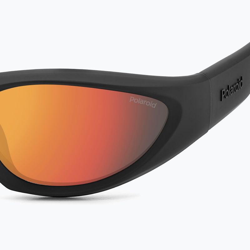 Polaroid PLD 2165/S mattschwarze rot/rote mehrschichtige polarisierte Sonnenbrille 8
