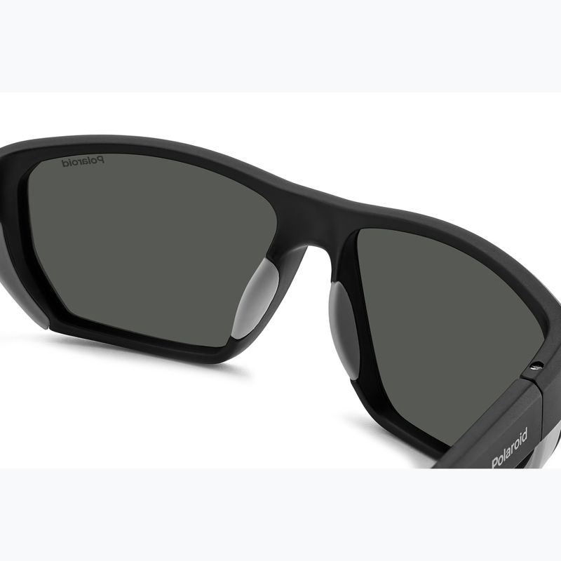 Polaroid PLD 7057/S mattschwarz/grau polarisierte Herren-Sonnenbrille 7