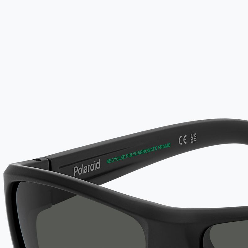 Polaroid PLD 7057/S mattschwarz/grau polarisierte Herren-Sonnenbrille 8