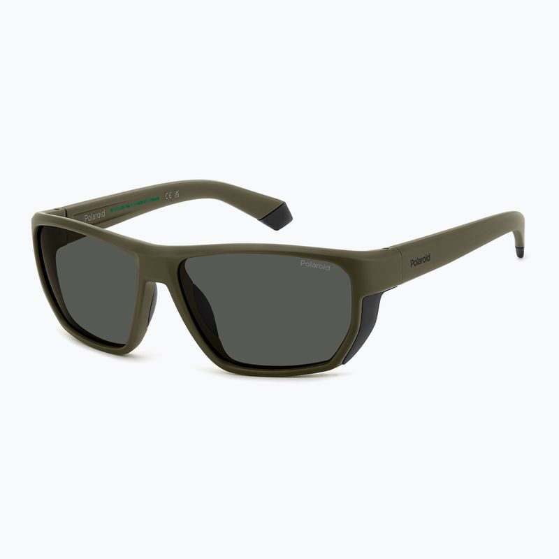 Polaroid PLD 7057/S matt grün/grau polarisierte Herren-Sonnenbrille 2
