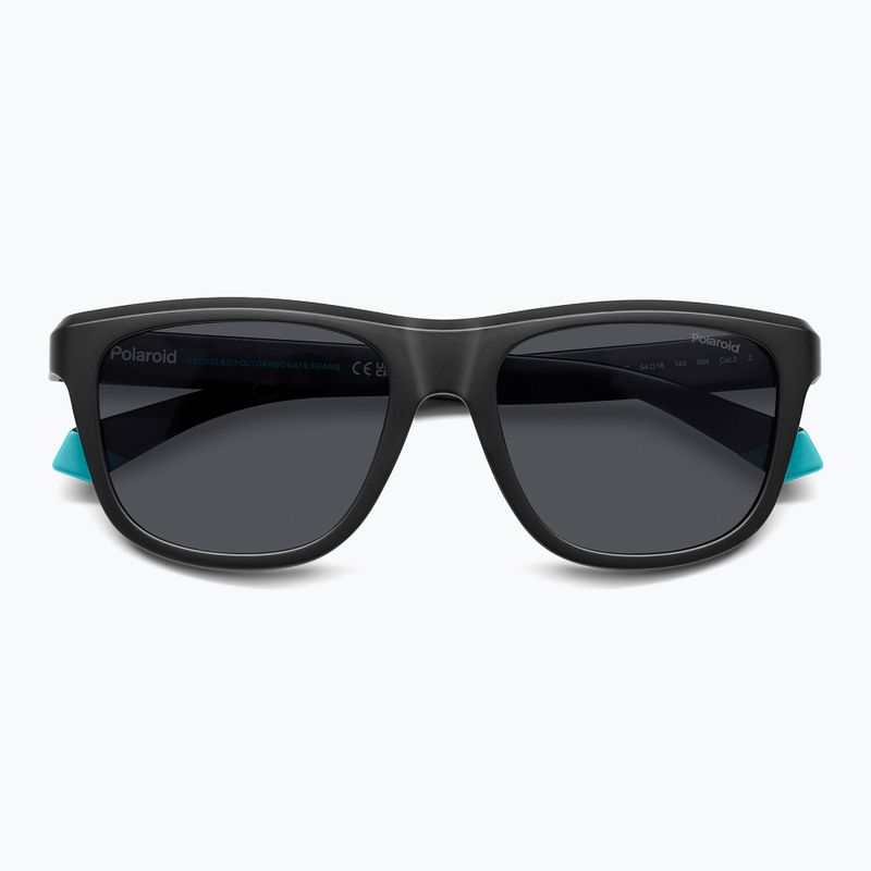 Polaroid PLD 2163/S mattschwarz/grau polarisierte Sonnenbrille 4