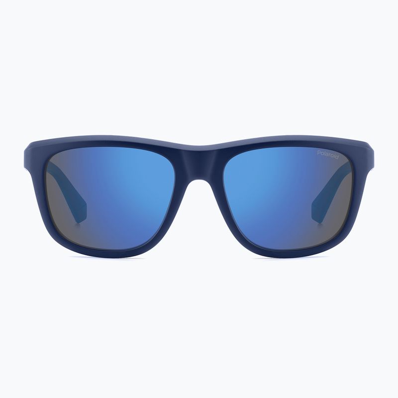 Polaroid PLD 2163/S matt blau/blau verspiegelt polarisierte Sonnenbrille 3