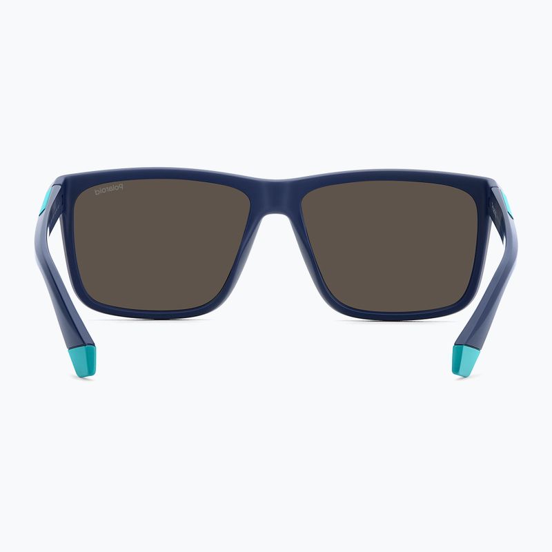 Polaroid PLD 2164/S matt blau/blauer Spiegel polarisierte Herren-Sonnenbrille 5