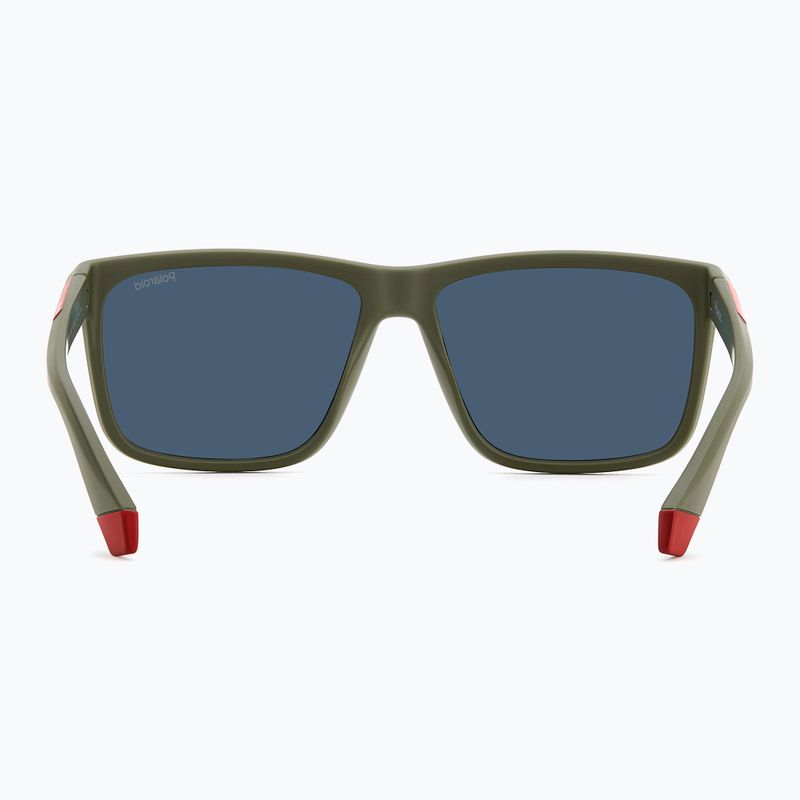 Polaroid PLD 2164/S militärisch grün/rot mehrschichtige polarisierte Herren-Sonnenbrille 5