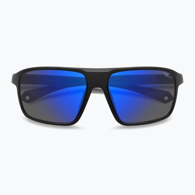 Polaroid PLD 7058/S mattschwarz blau/blauer Spiegel polarisiert hc Herren-Sonnenbrille 4