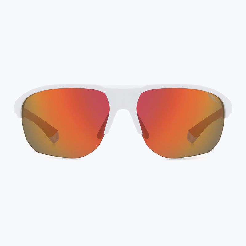 Polaroid PLD 7059/S matt weiß/rot mehrschichtige polarisierte Sonnenbrille hc für Männer 3