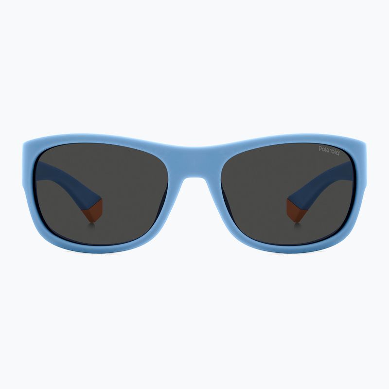 Polaroid PLD 8064/S azurblaue/graue polarisierte Kindersonnenbrille 3